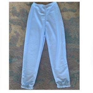 Baby blue joggers